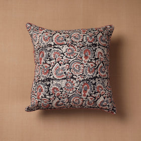  Block Print Cotton Kalamkari Cushion Cover