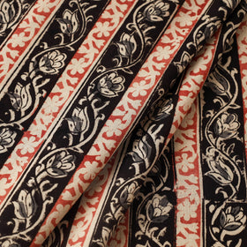 Multicolor Block Print Cotton Kalamkari Fabric
