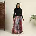 Buy Multicolor Cotton Long Shibori Tie-Dye Skirt