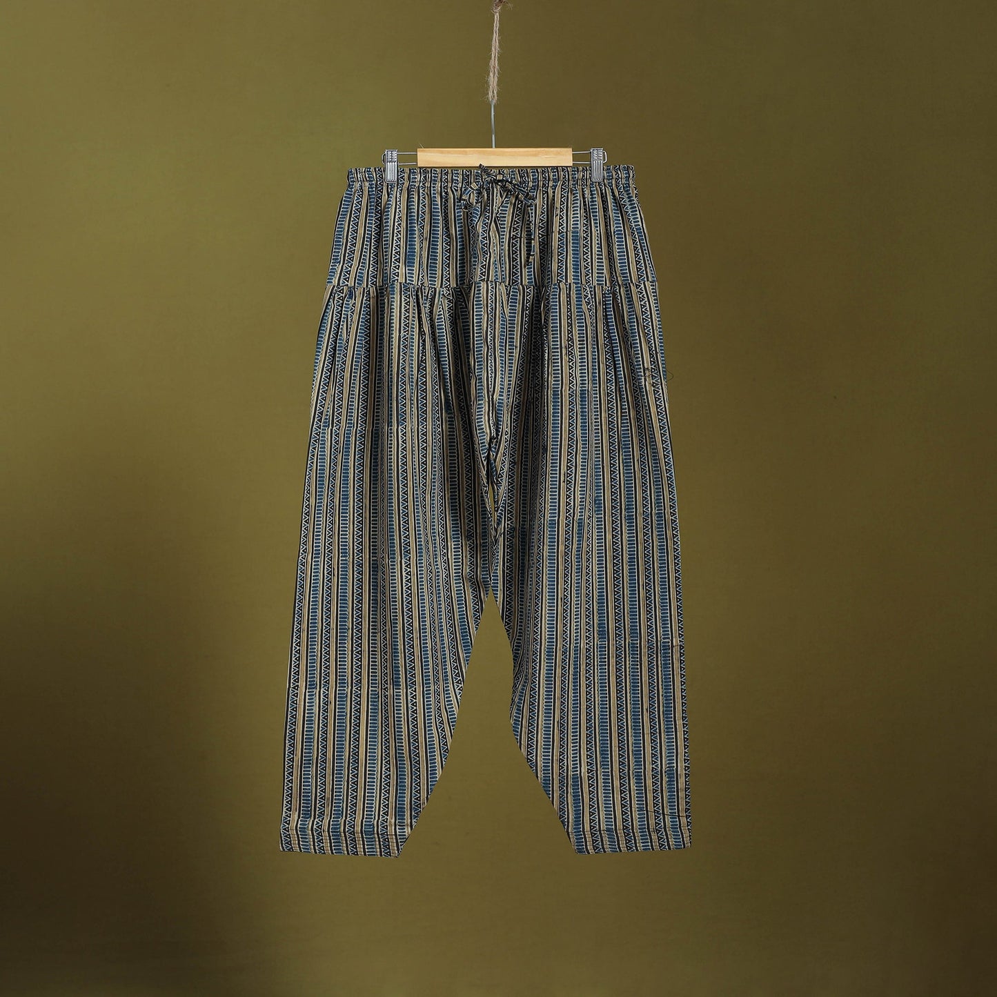 Multicolor - cotton natural dyed salwar 03 - handcrafted