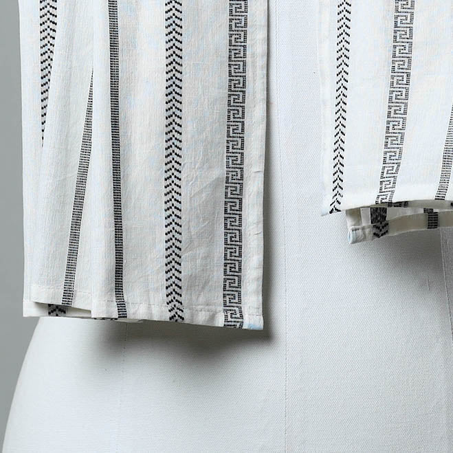 Multicolor - cotton patchwork jacquard stole 11