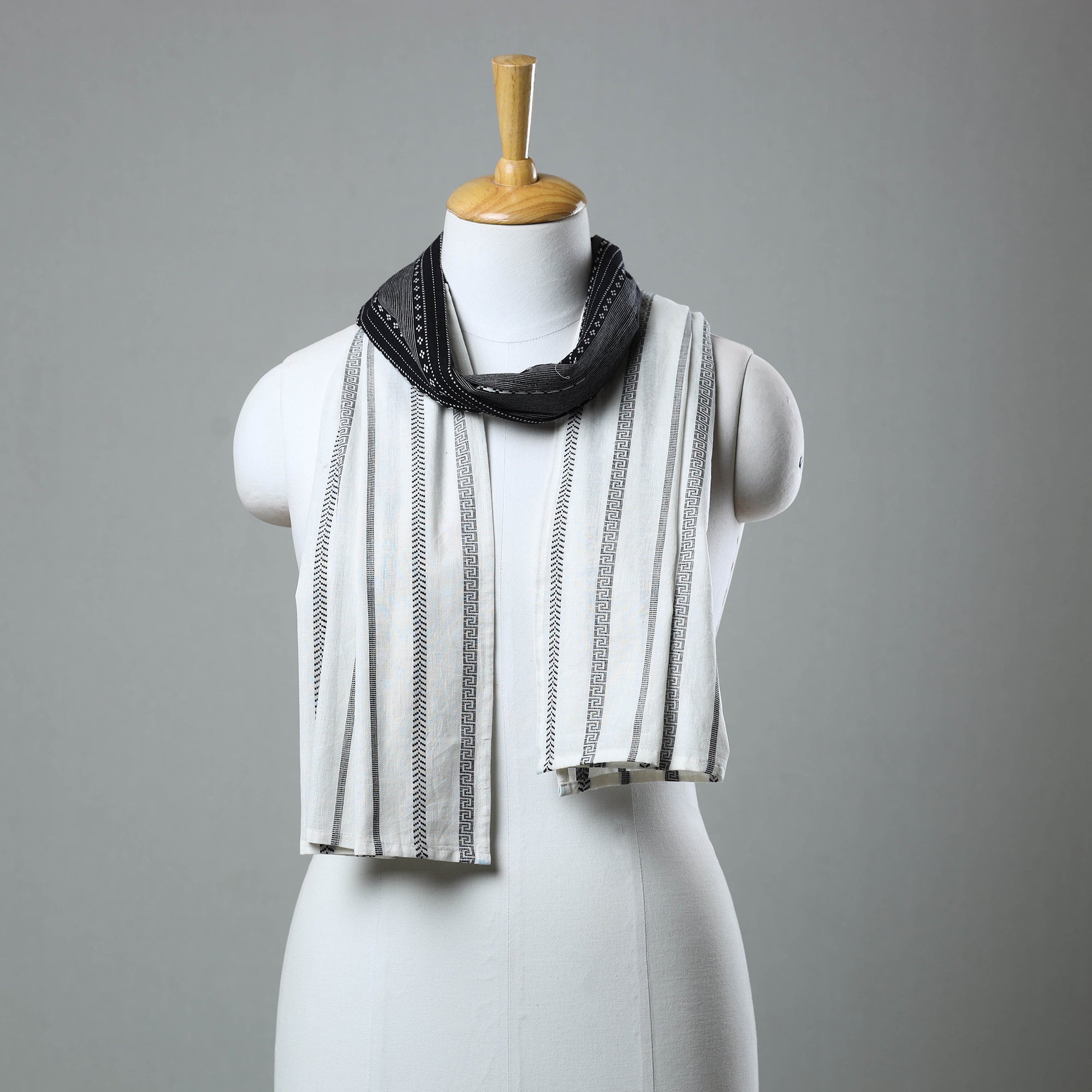 Multicolor - cotton patchwork jacquard stole 11