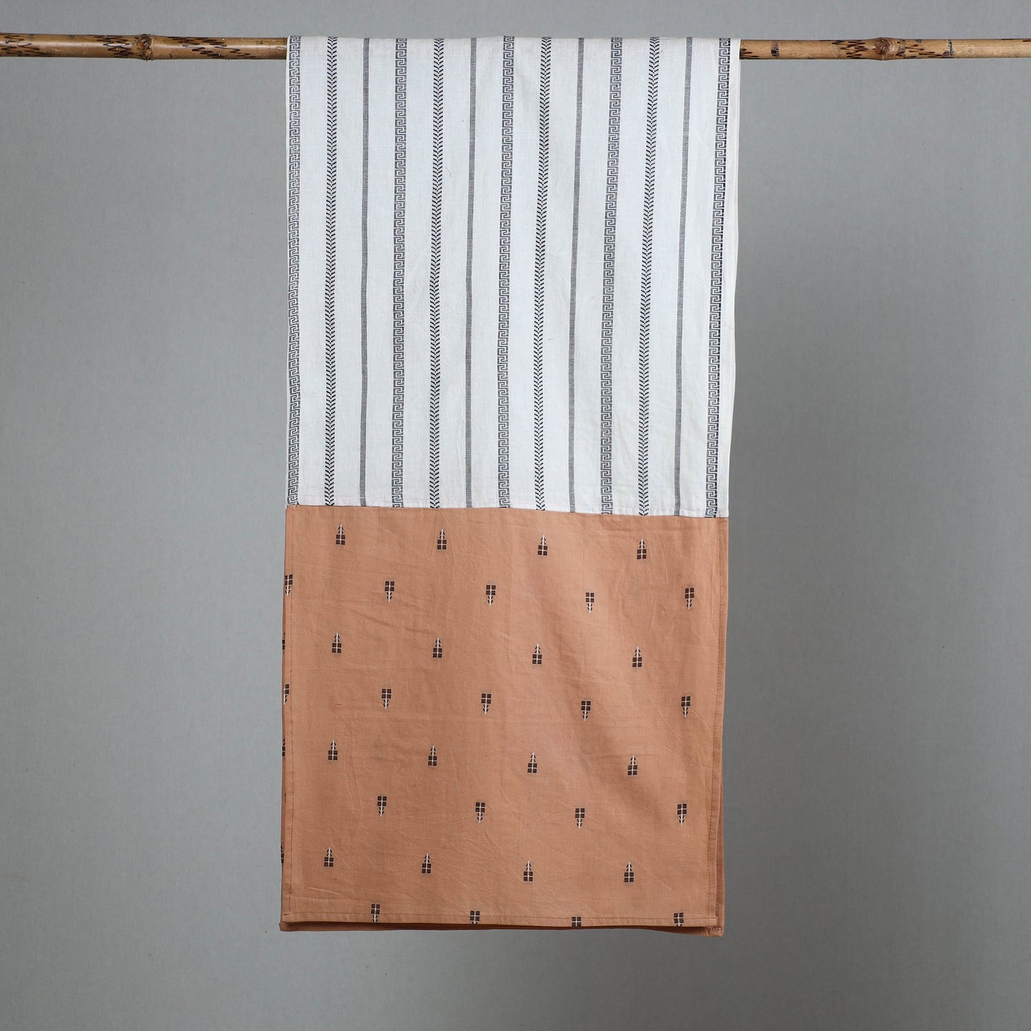 Buy Multicolor Cotton Patchwork Jacquard Stole