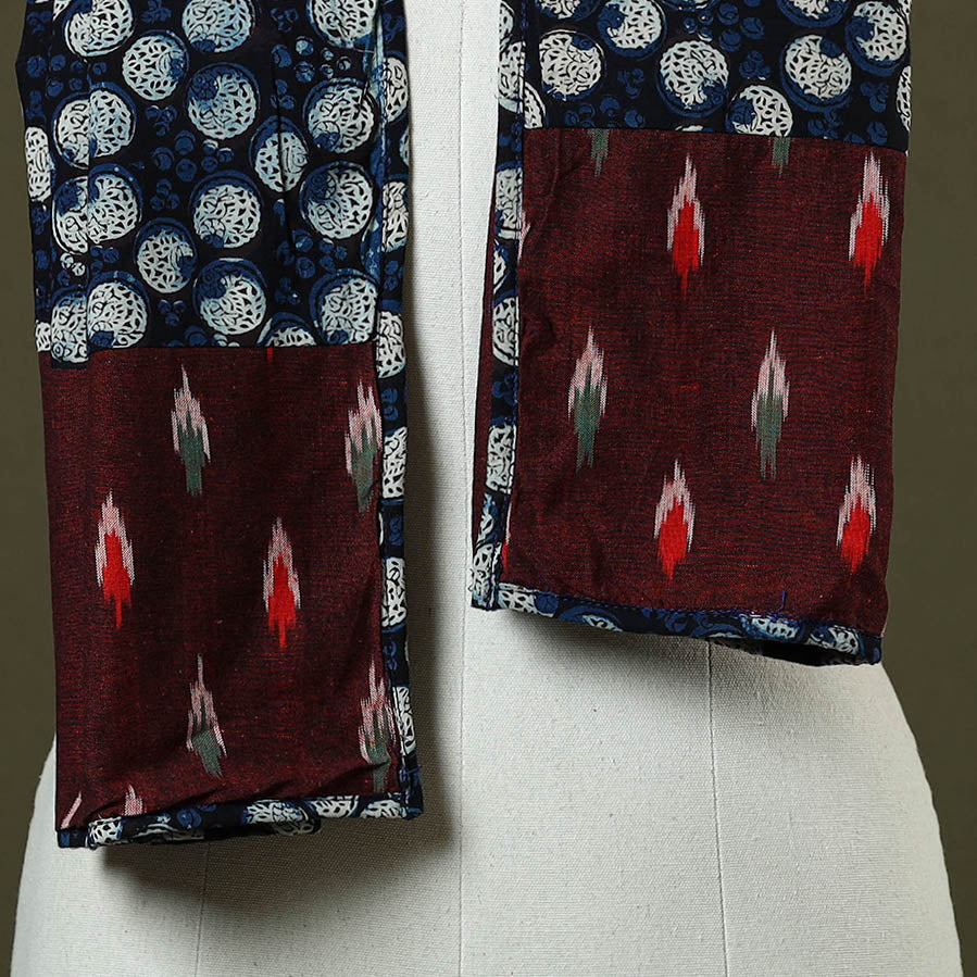Multicolor - cotton patchwork kalamkari stole 02