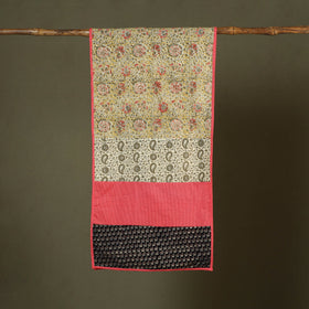 Multicolor - cotton patchwork kalamkari stole 07
