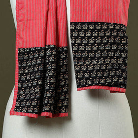 Multicolor - cotton patchwork kalamkari stole 07