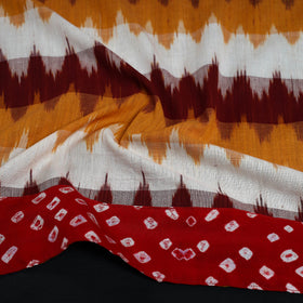 Multicolor - cotton pochampally ikat blouse piece 24