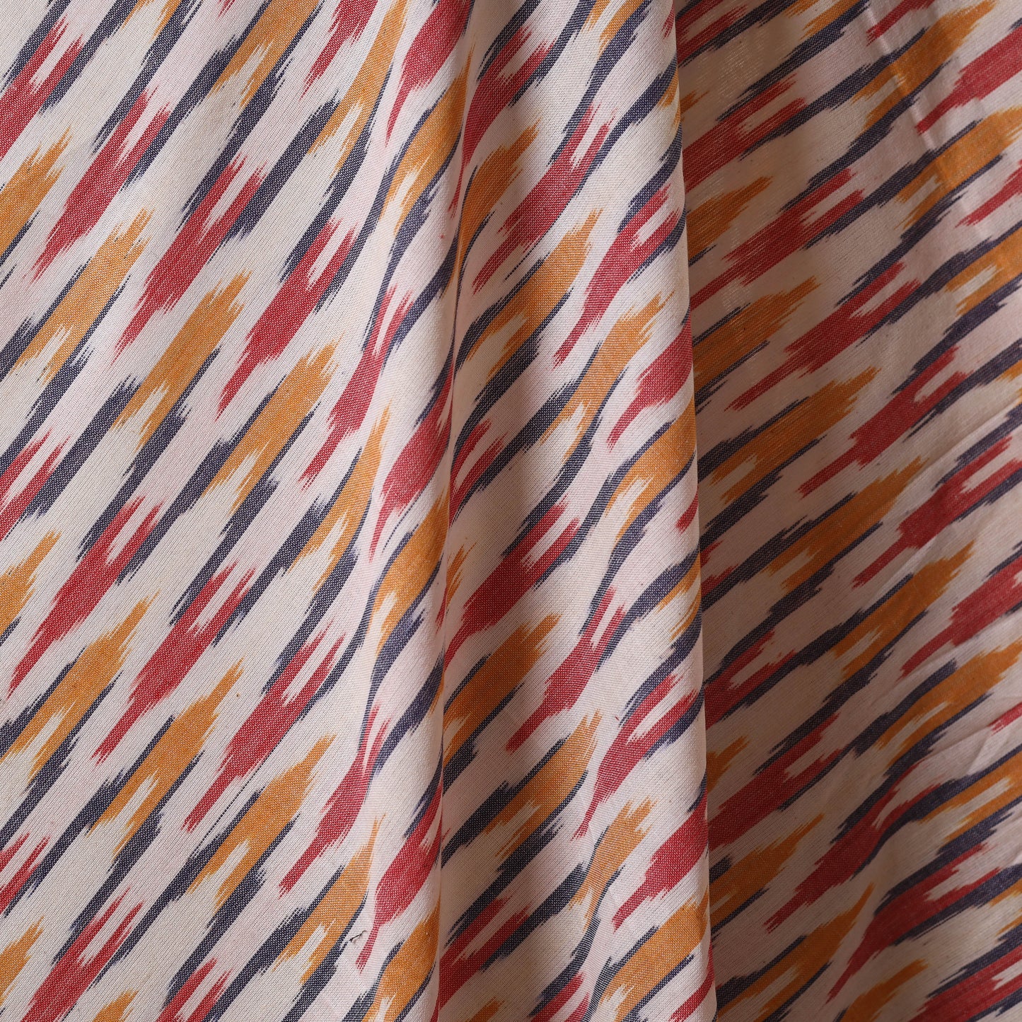 Multicolor - cotton pochampally ikat fabric 26 - handcrafted