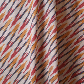 Multicolor - cotton pochampally ikat fabric 26 - handcrafted