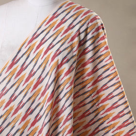 Multicolor - cotton pochampally ikat fabric 26 - handcrafted