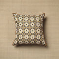 Multicolor Cotton Block Printed Bagru Cushion Cover