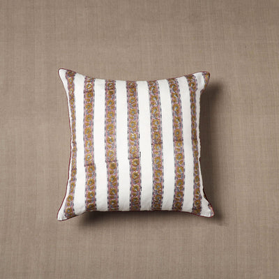 Multicolor - cotton sanganeri cushion cover (16 x 16 in) 08