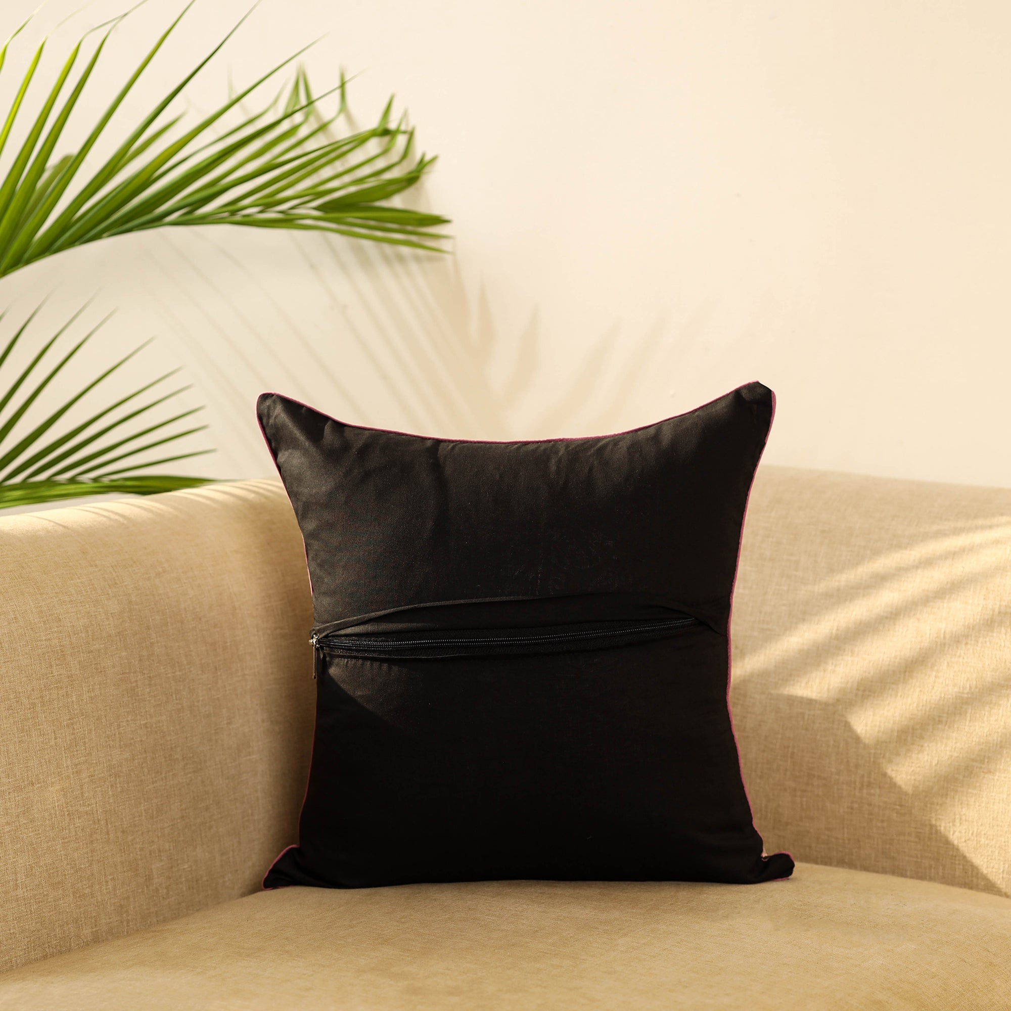 Buy Block Print Cotton Sanganeri Cushion Cover