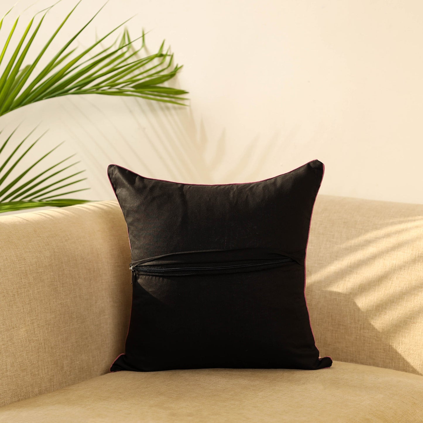 Buy Block Print Cotton Sanganeri Cushion Cover