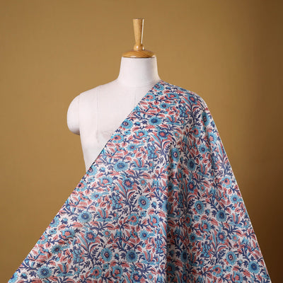 Multicolor - cotton sanganeri fabric 06 - handcrafted