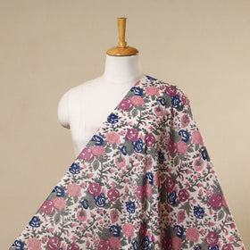 Multicolor - cotton sanganeri fabric 38 - handcrafted