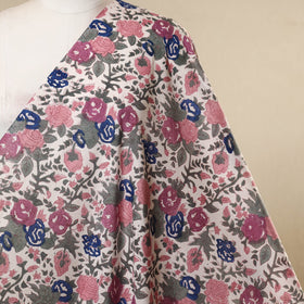 Multicolor - cotton sanganeri fabric 38 - handcrafted