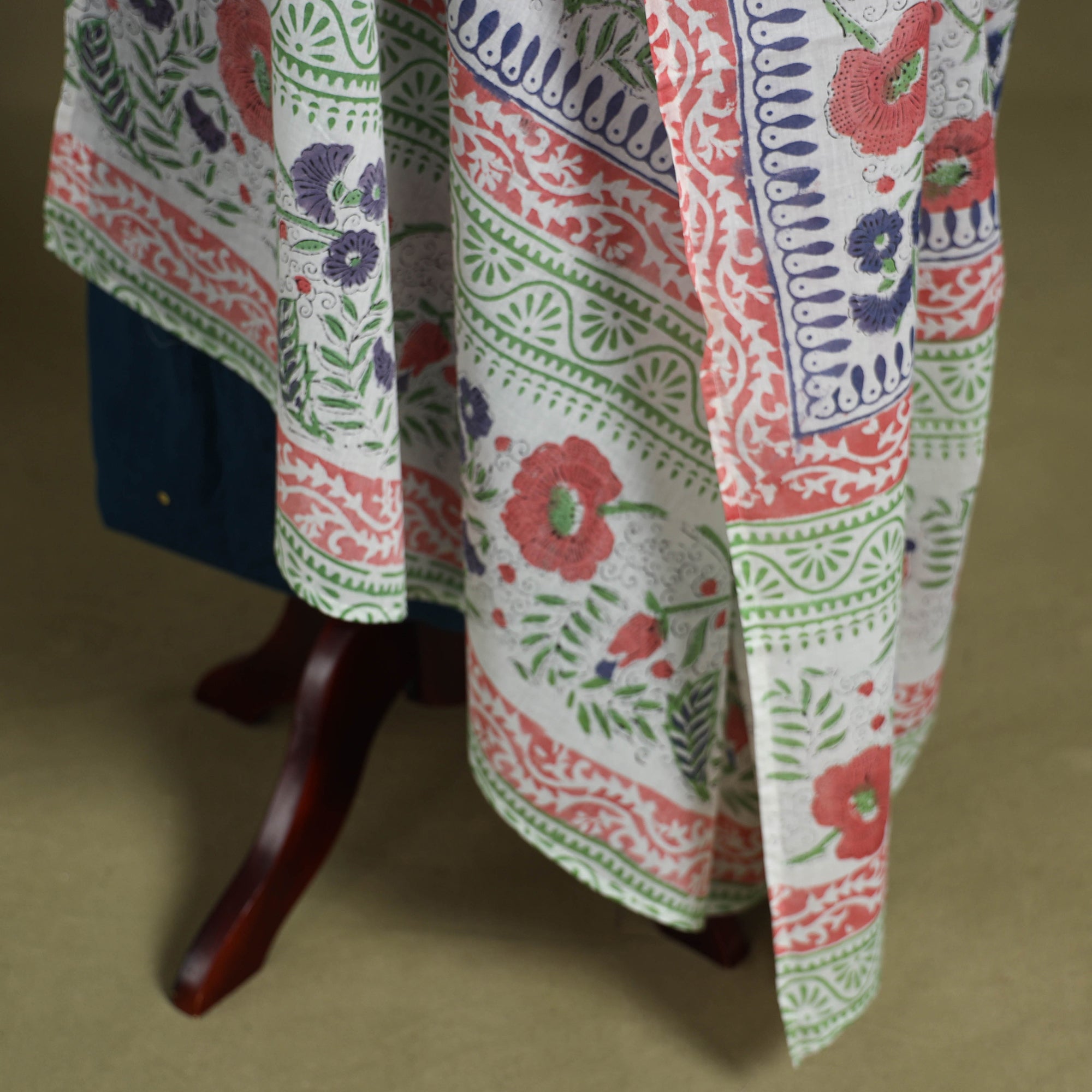 Multicolor - cotton sanganeri floral dupatta 15