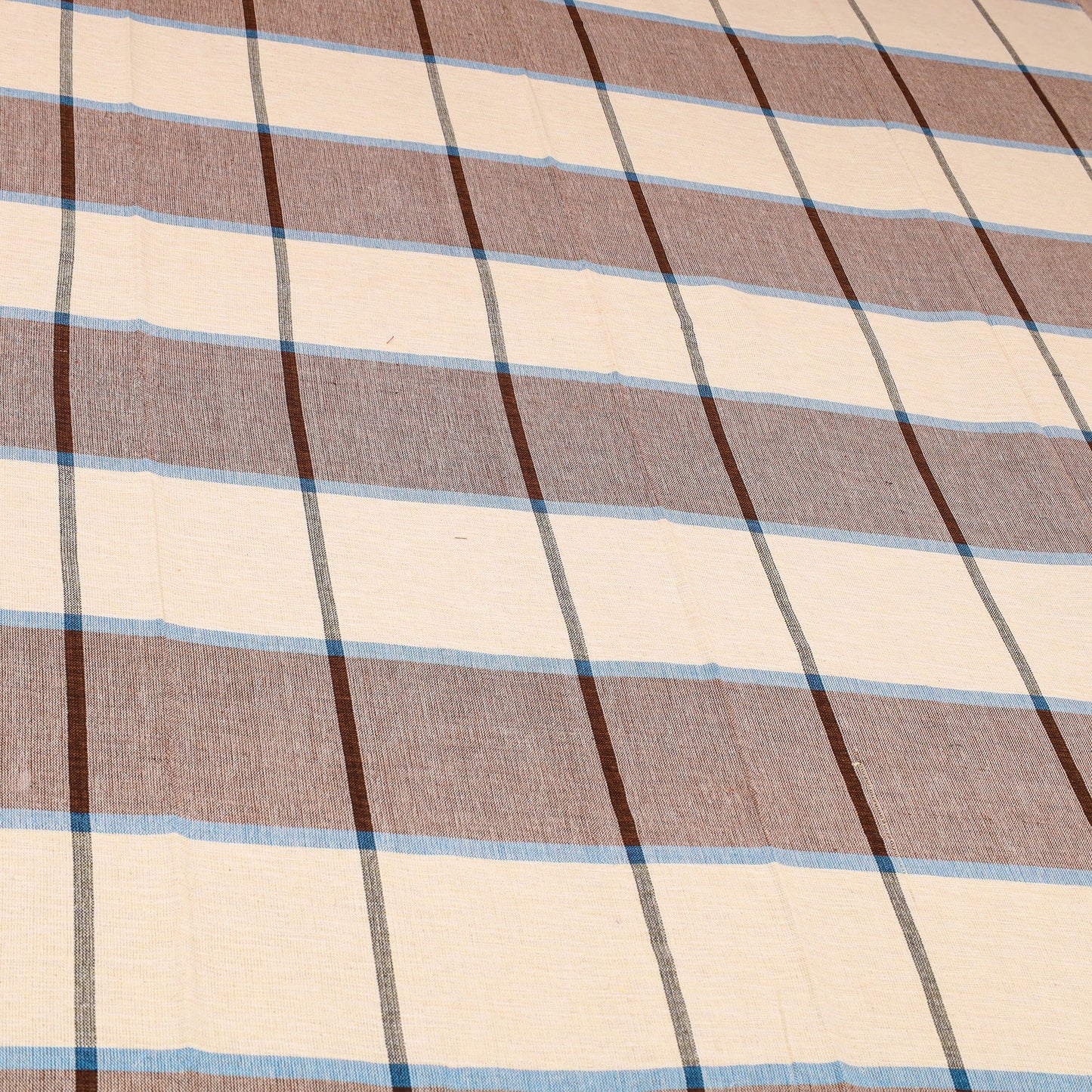 Multicolor - cotton single handloom bed cover (90 x 60 in)