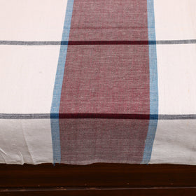 Multicolor - cotton single handloom bed cover (90 x 60 in)