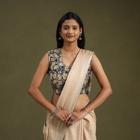 Buy Multicolor Block Print Cotton Stitched Kalamkari Blouse