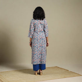 Multicolor - cotton straight sanganeri kurta 08 - s