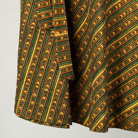 Multicolor - Block Print Cotton Wrap Around Ajrakh Skirt 10