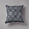 Multicolor - Cutwork Cotton Applique Cushion Cover (16 x 16 in)