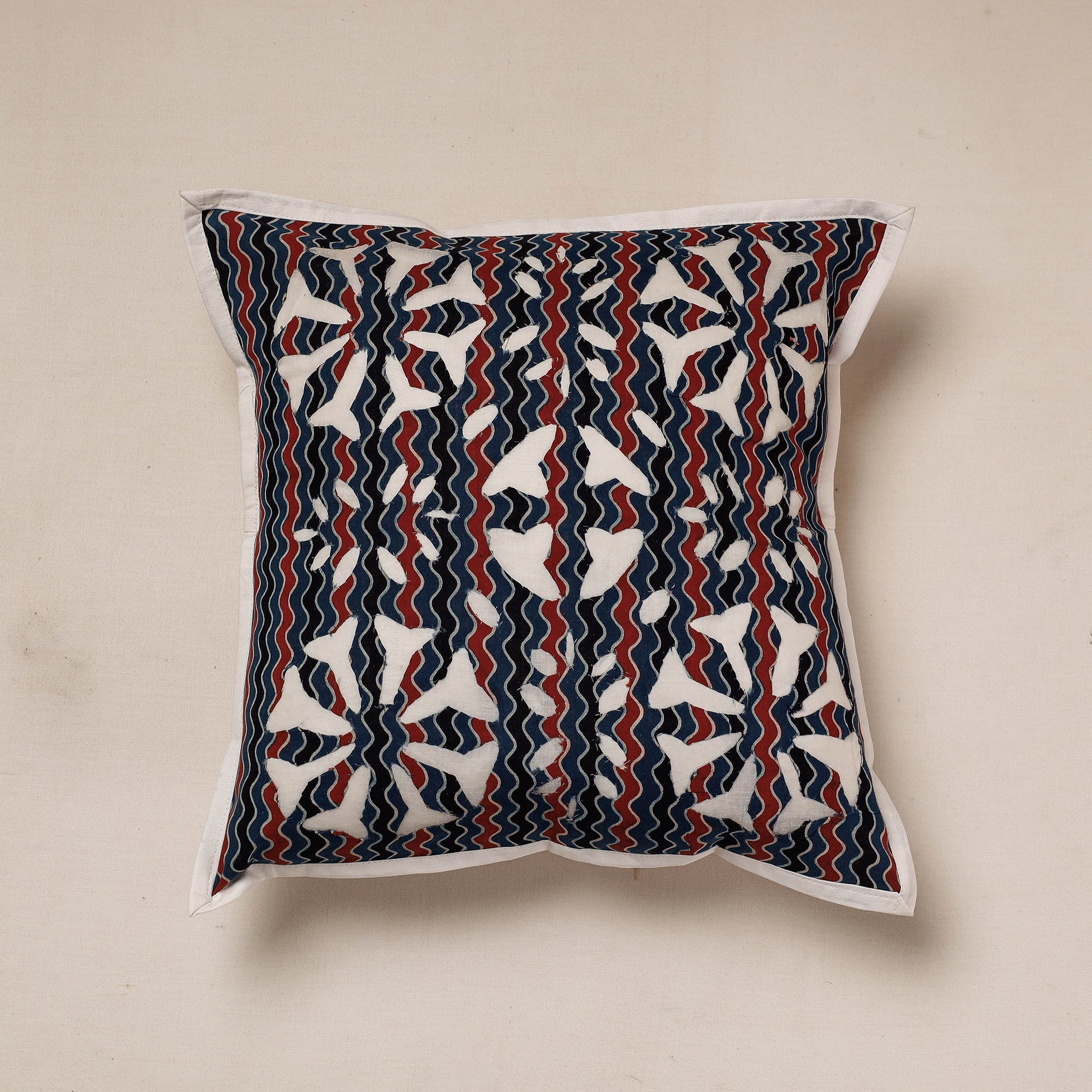 Applique Work Cushion Cover