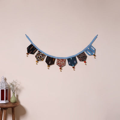 Multicolor - decorative handmade fabric toran 01