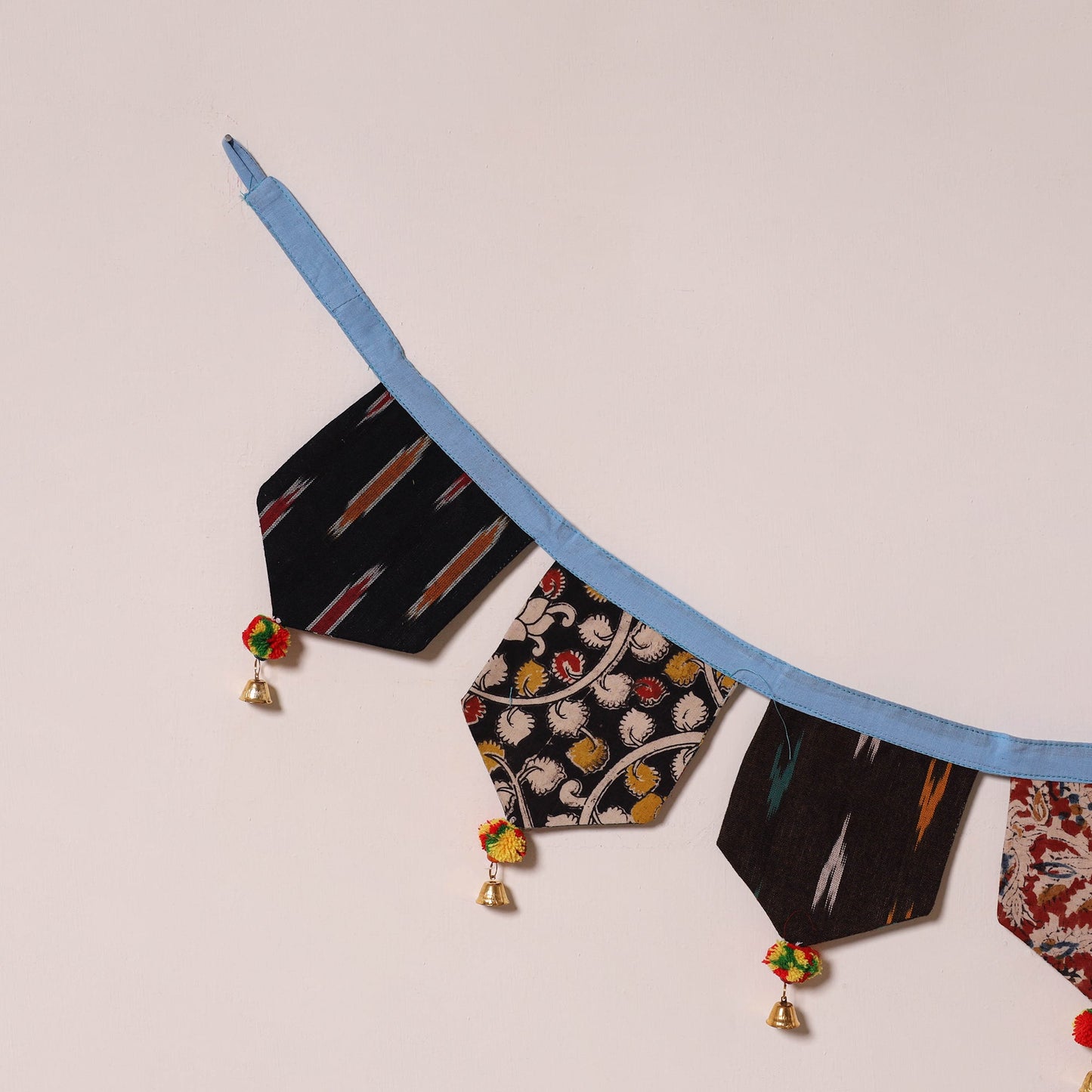 Multicolor - decorative handmade fabric toran 01