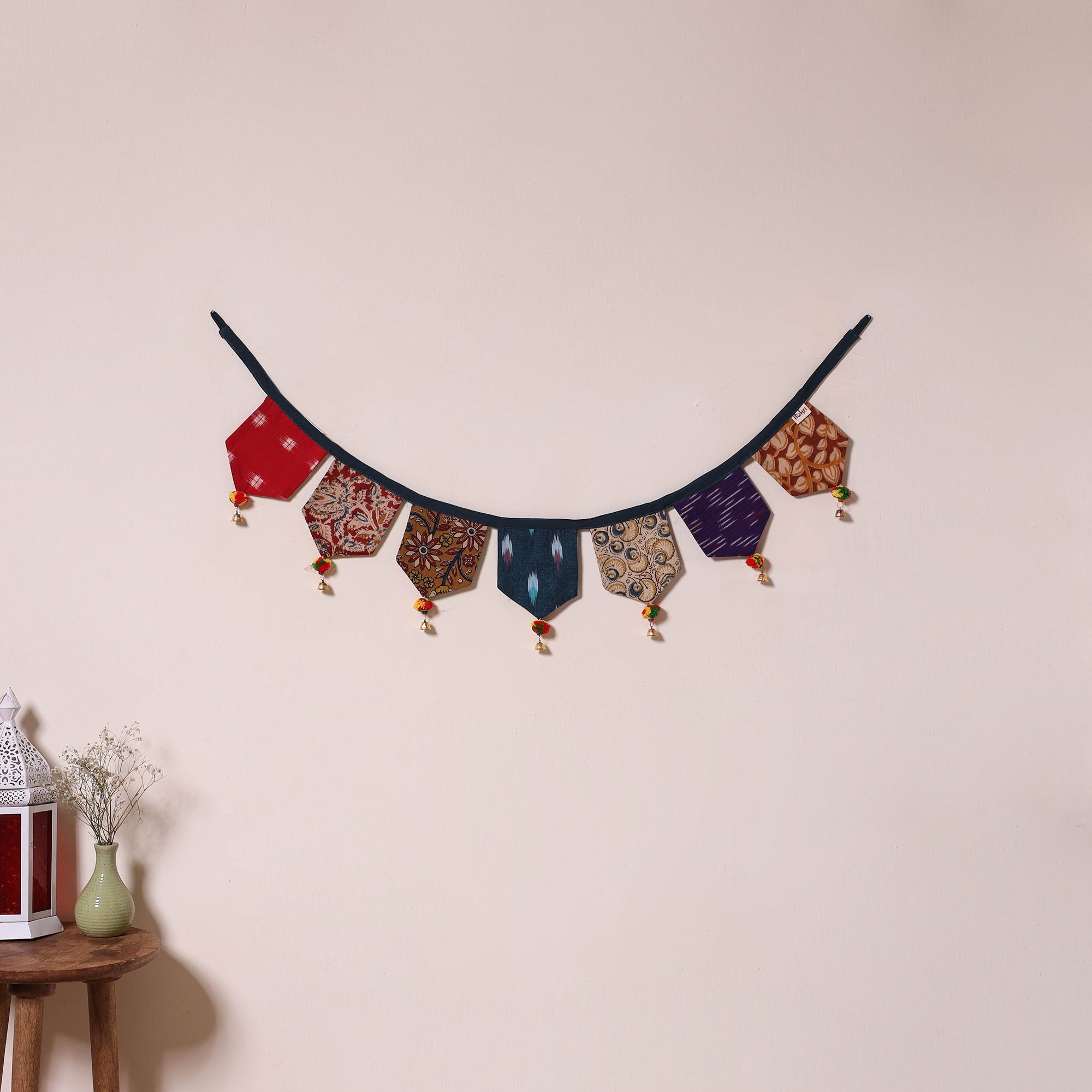 Multicolor - decorative handmade fabric toran 02