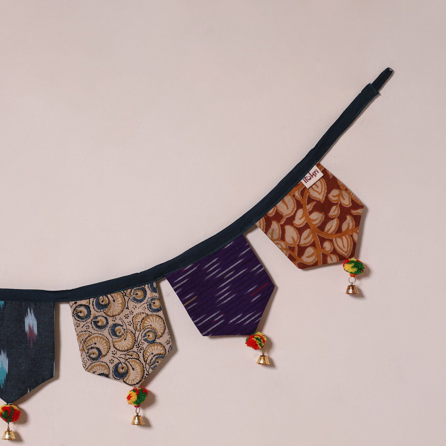 Multicolor - decorative handmade fabric toran 02