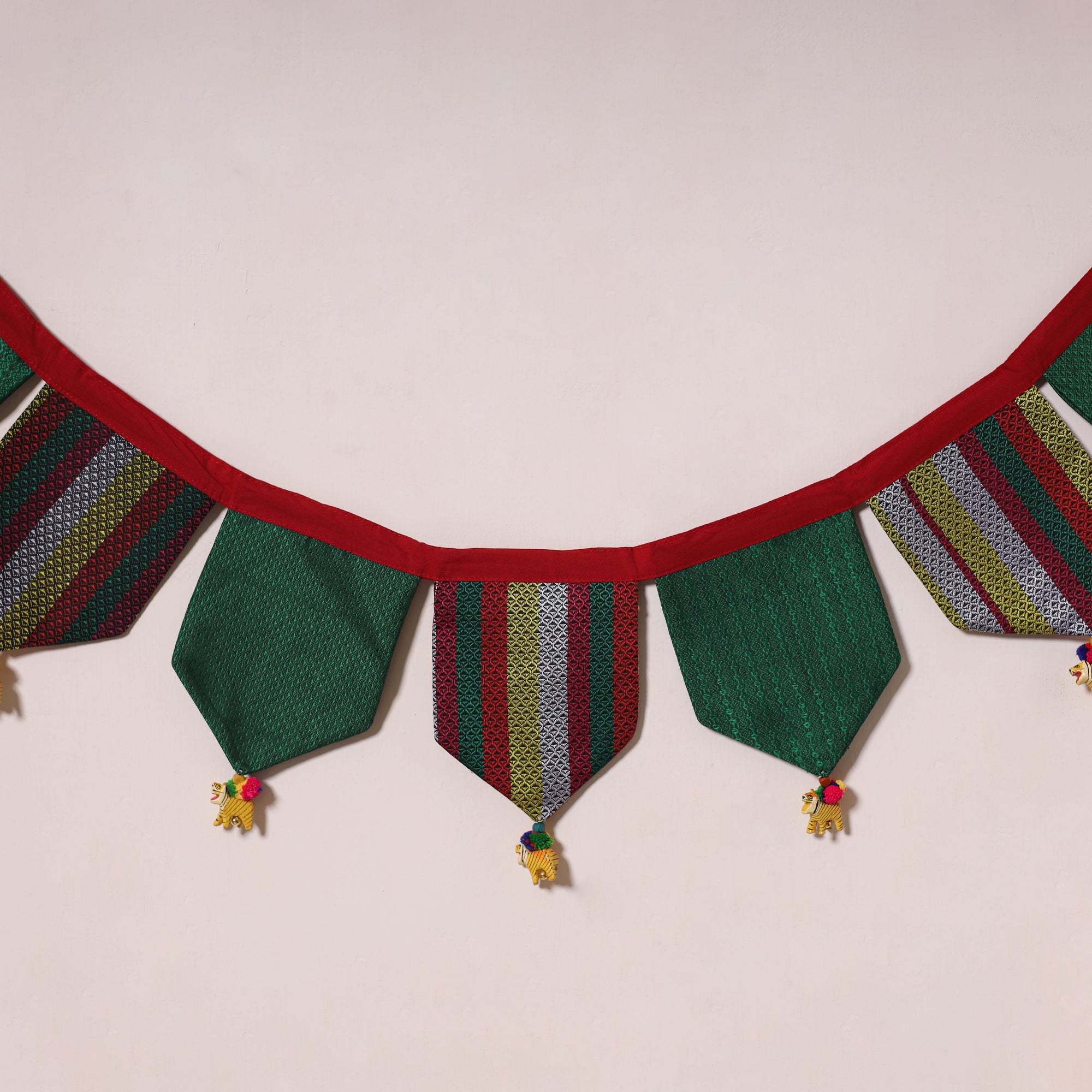 Multicolor - decorative handmade fabric toran 03