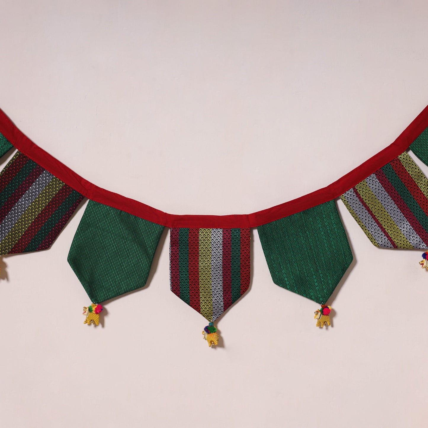 Multicolor - decorative handmade fabric toran 03