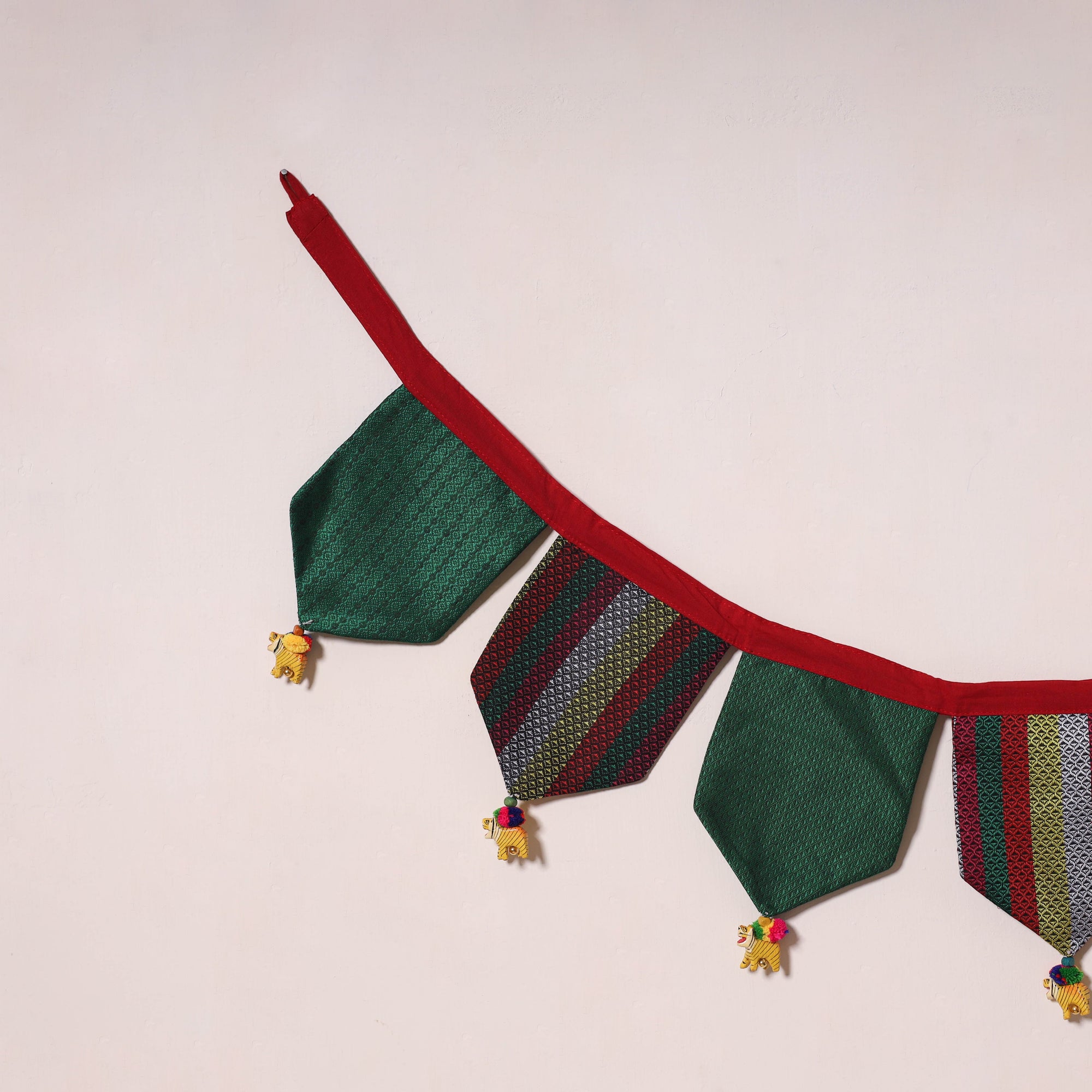 Multicolor - decorative handmade fabric toran 03