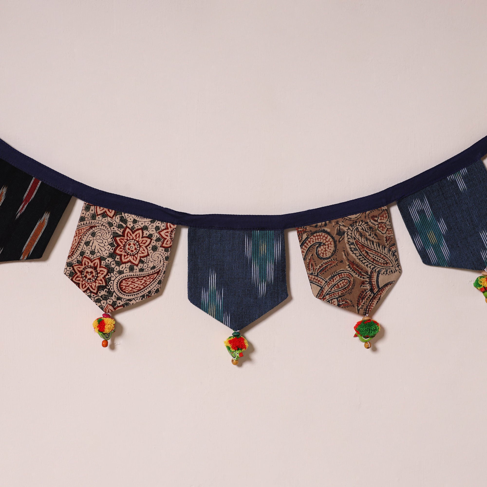 Multicolor - decorative handmade fabric toran 04