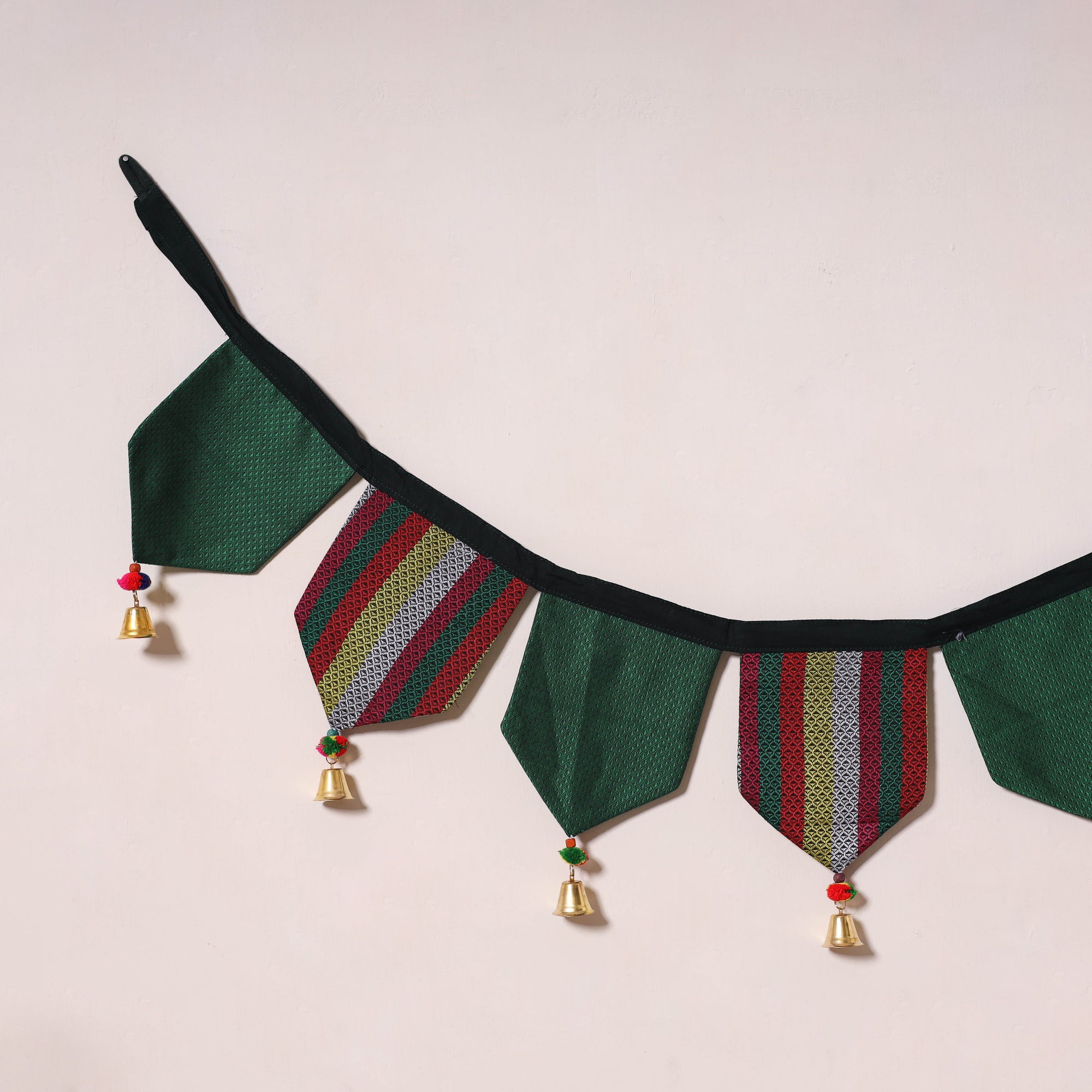 Multicolor - decorative handmade fabric toran 04