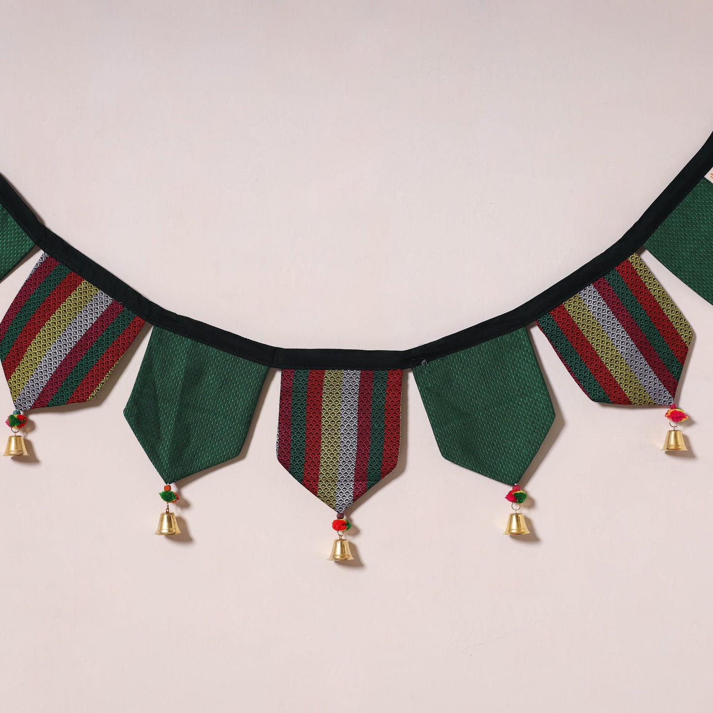 Multicolor - decorative handmade fabric toran 04