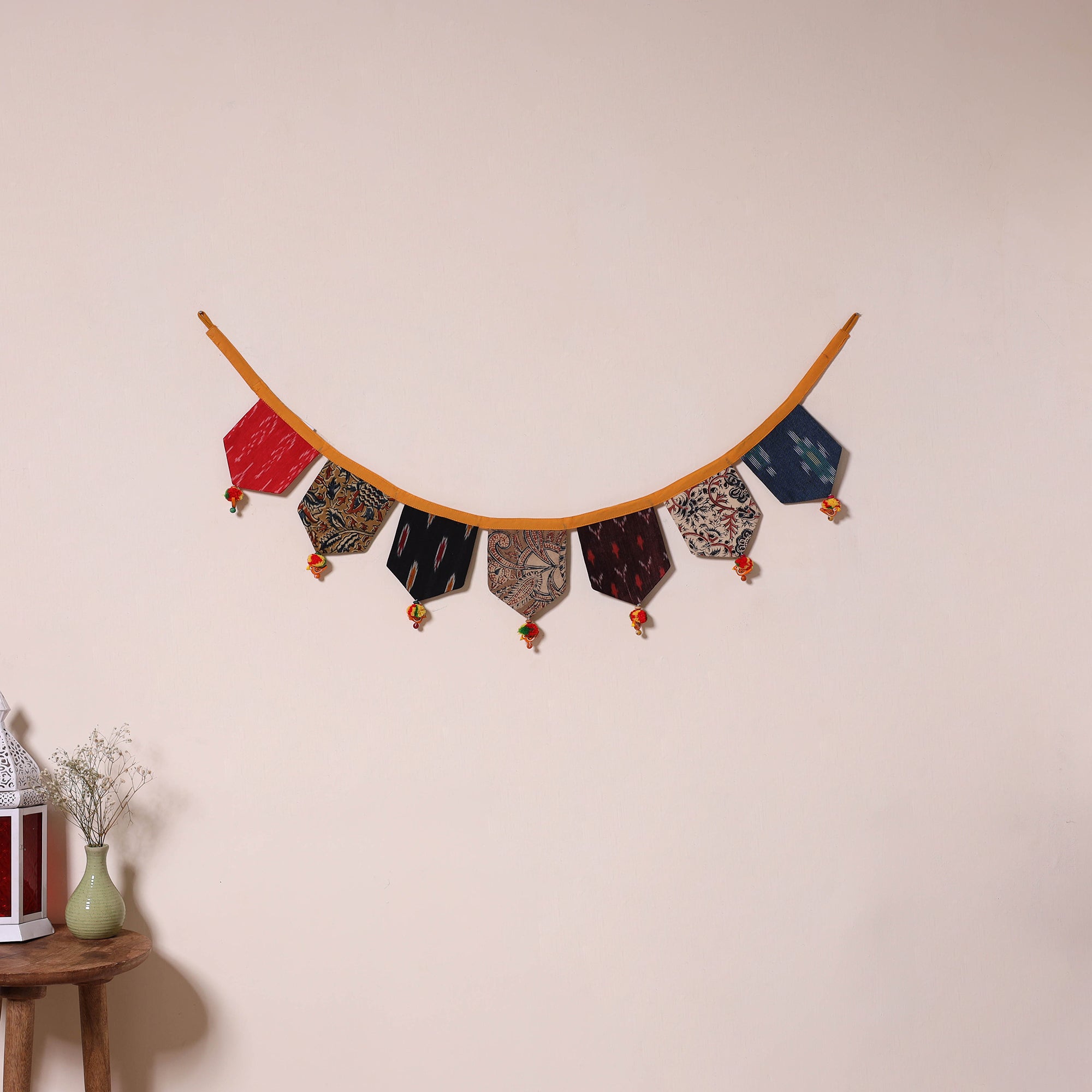 Multicolor - decorative handmade fabric toran 06