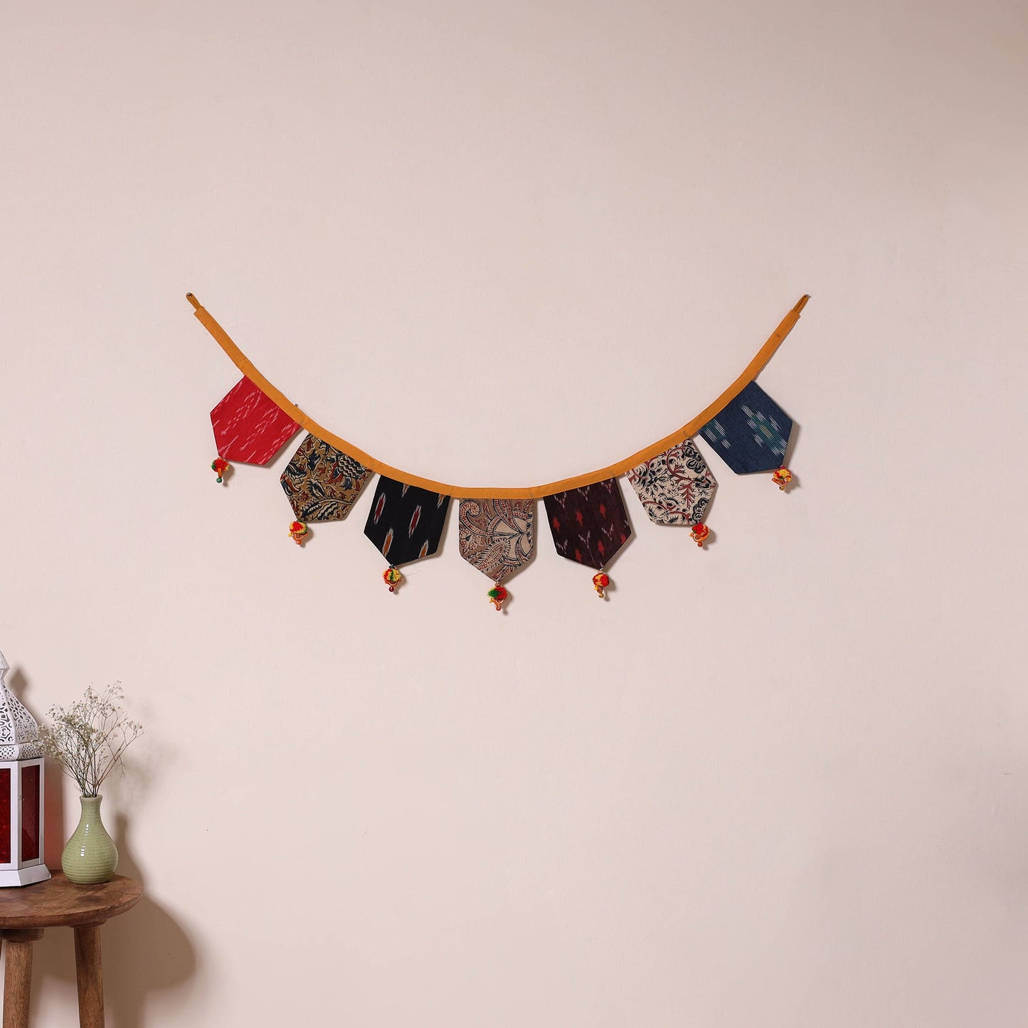 Multicolor - decorative handmade fabric toran 06