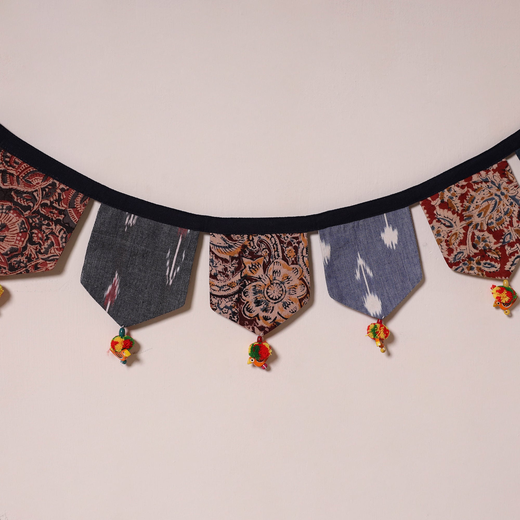 Multicolor - decorative handmade fabric toran 07