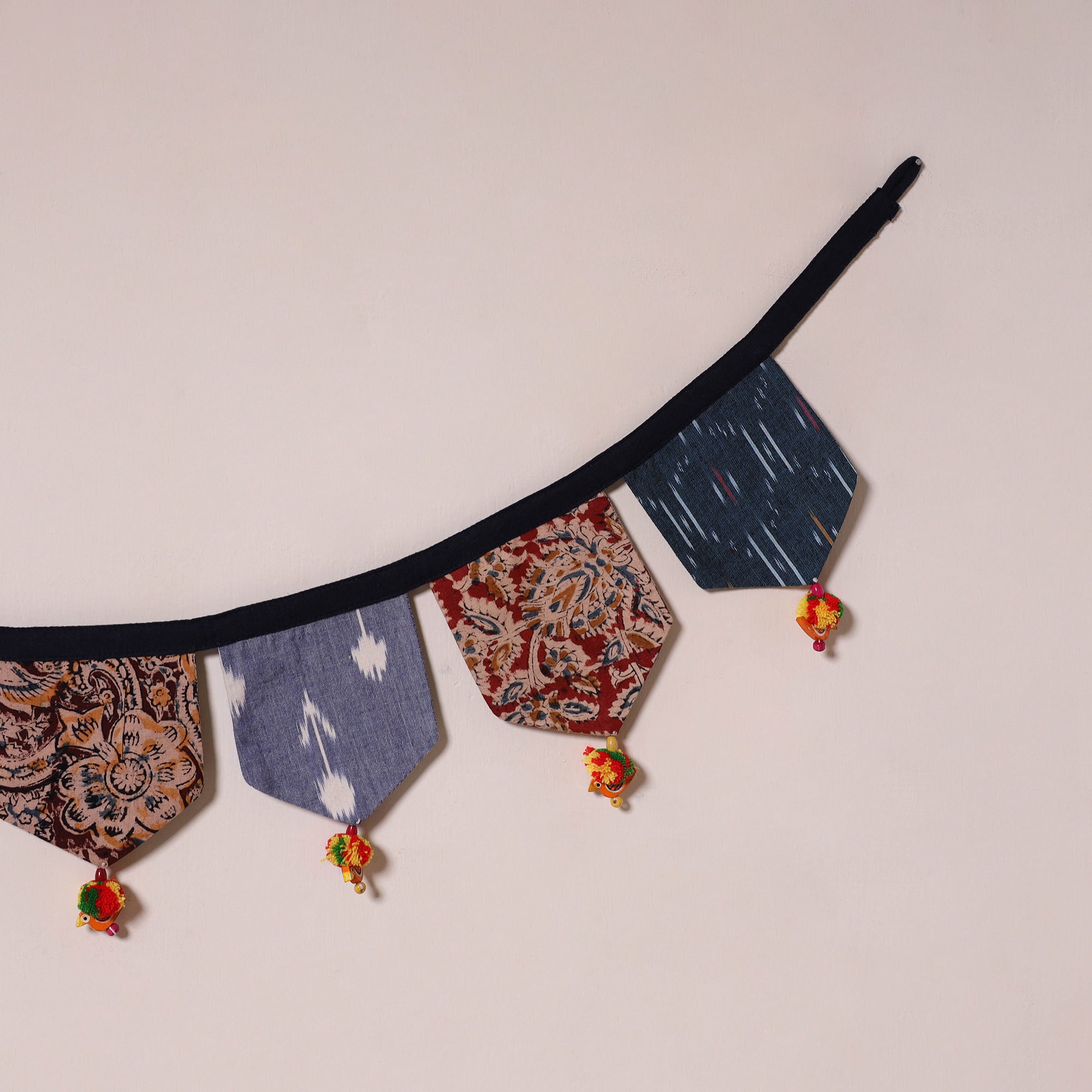 Multicolor - decorative handmade fabric toran 07