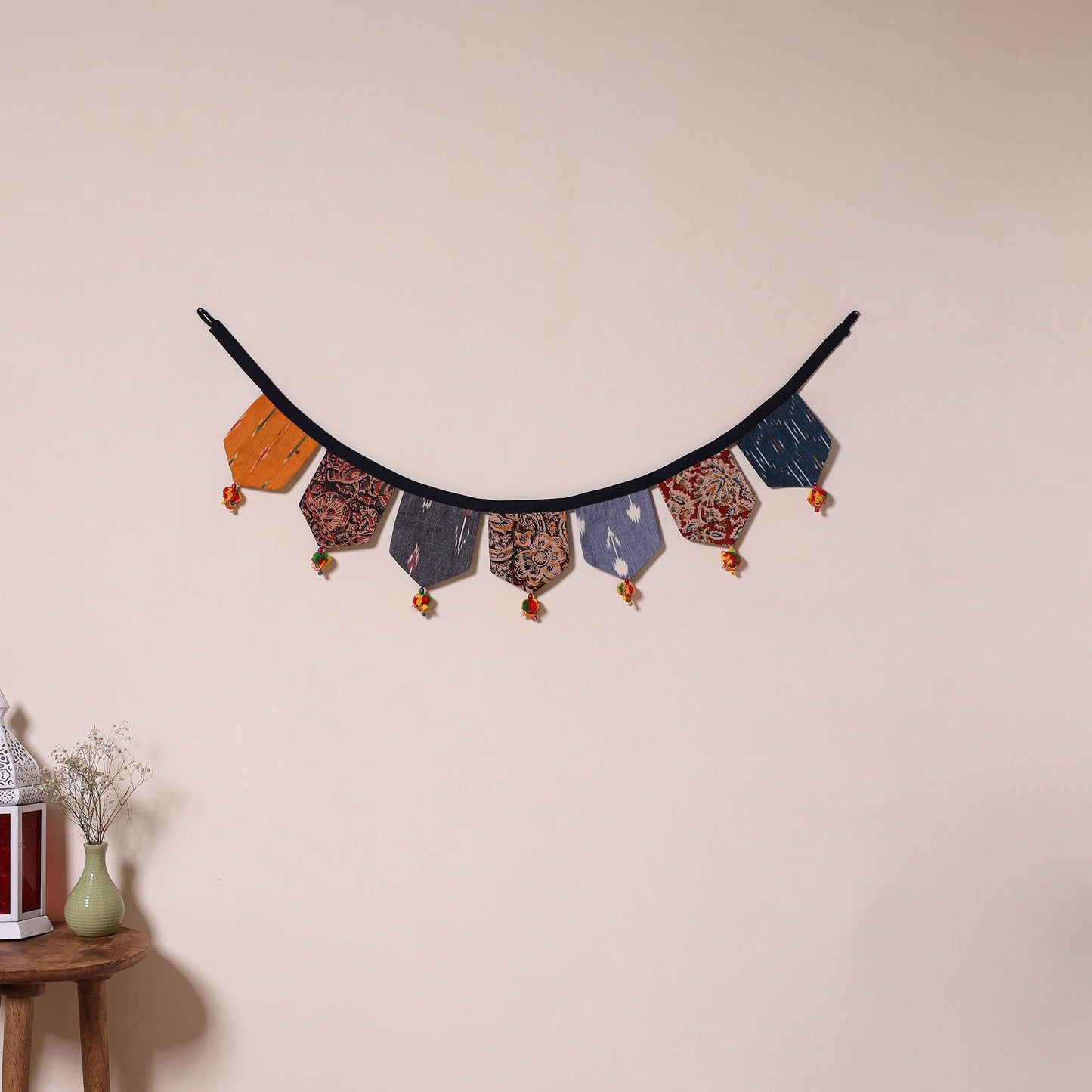 Multicolor - decorative handmade fabric toran 07