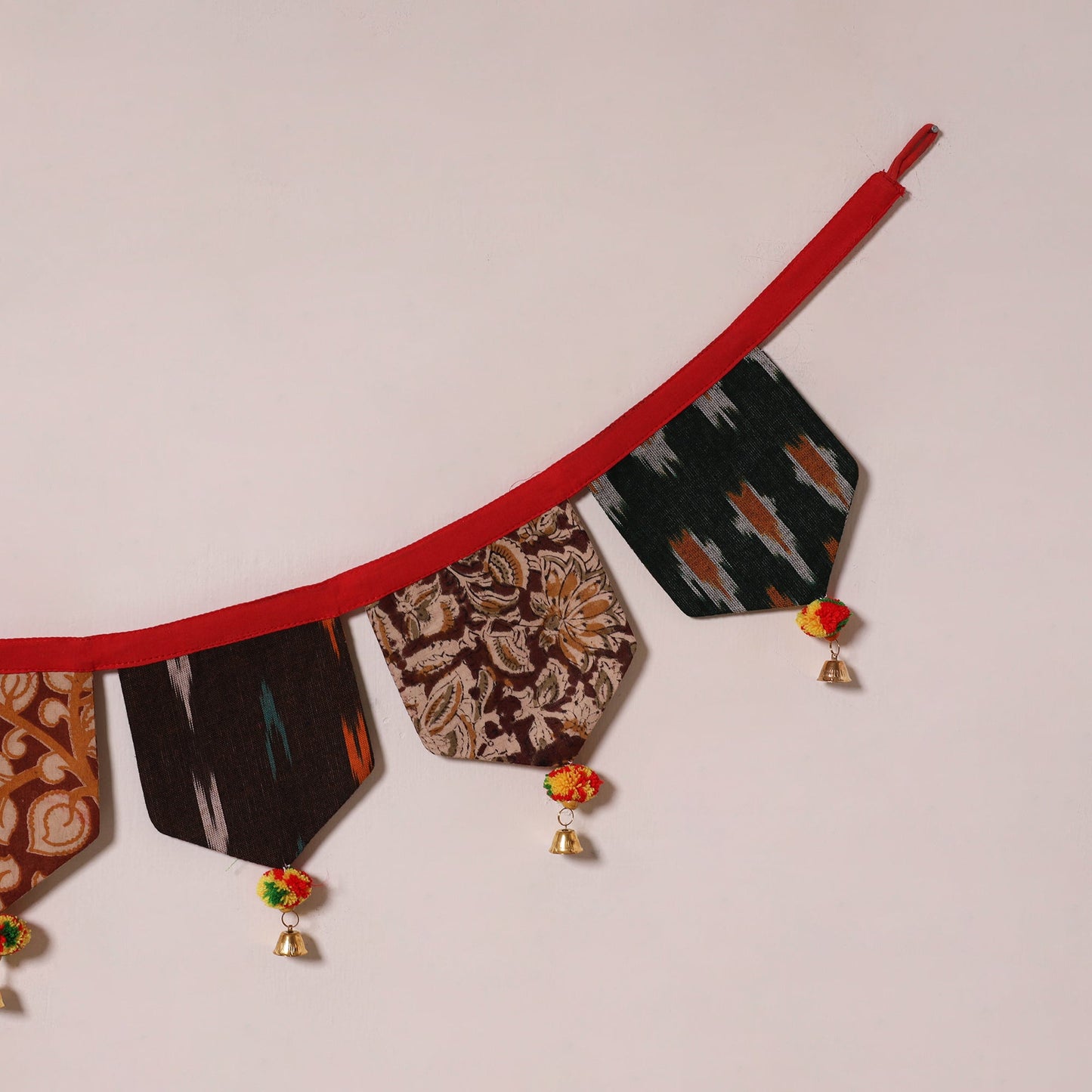 Multicolor - decorative handmade fabric toran 08