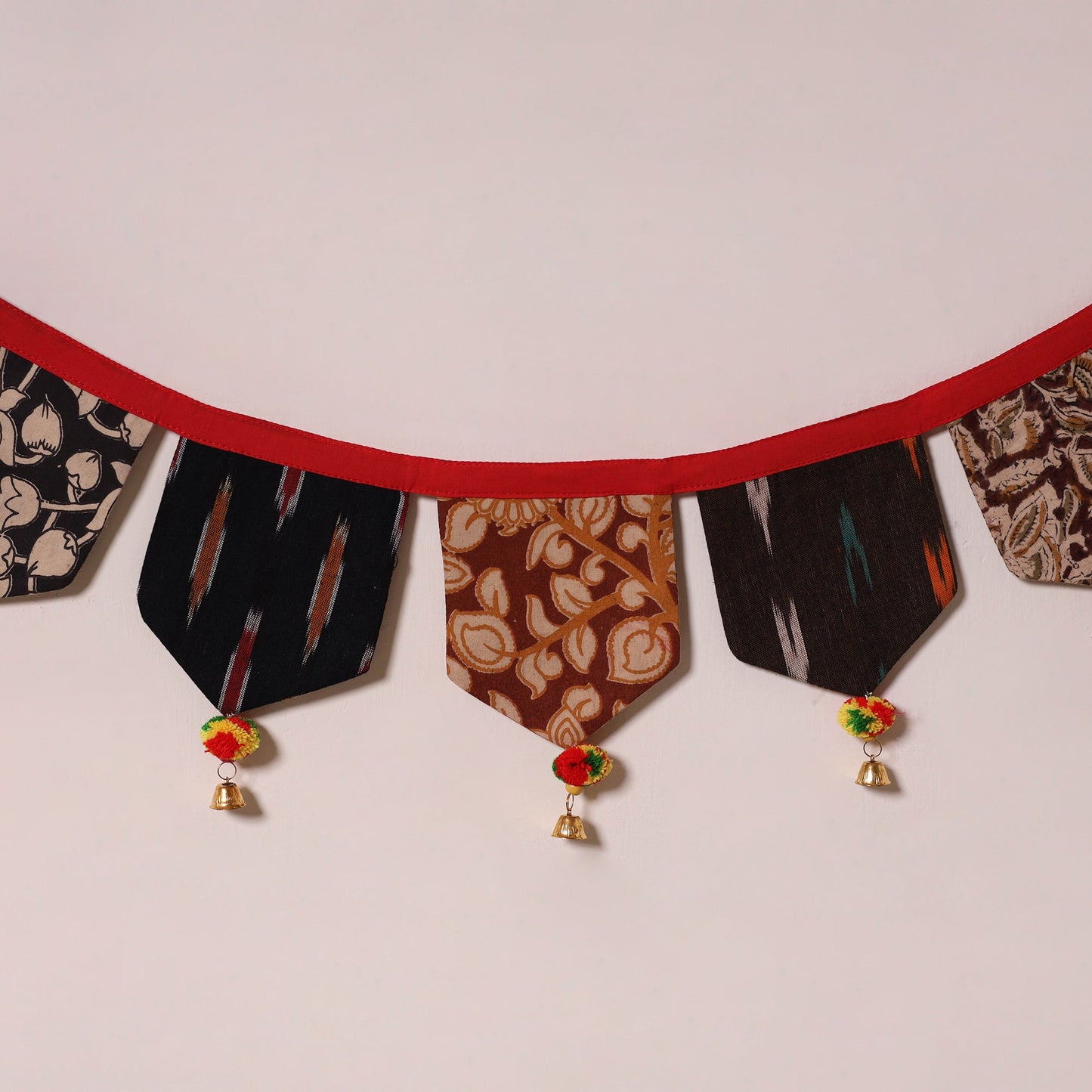 Multicolor - decorative handmade fabric toran 08