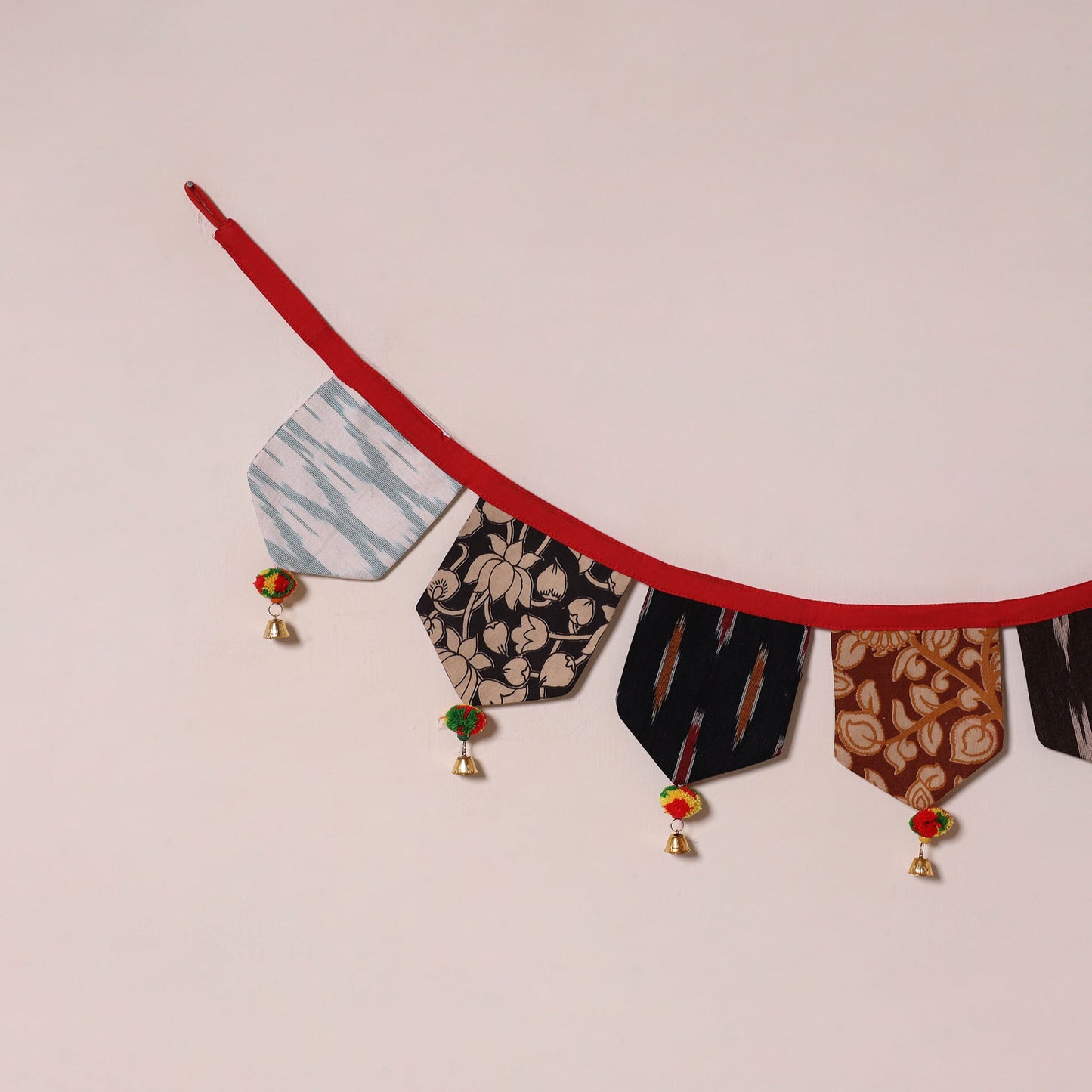 Multicolor - decorative handmade fabric toran 08