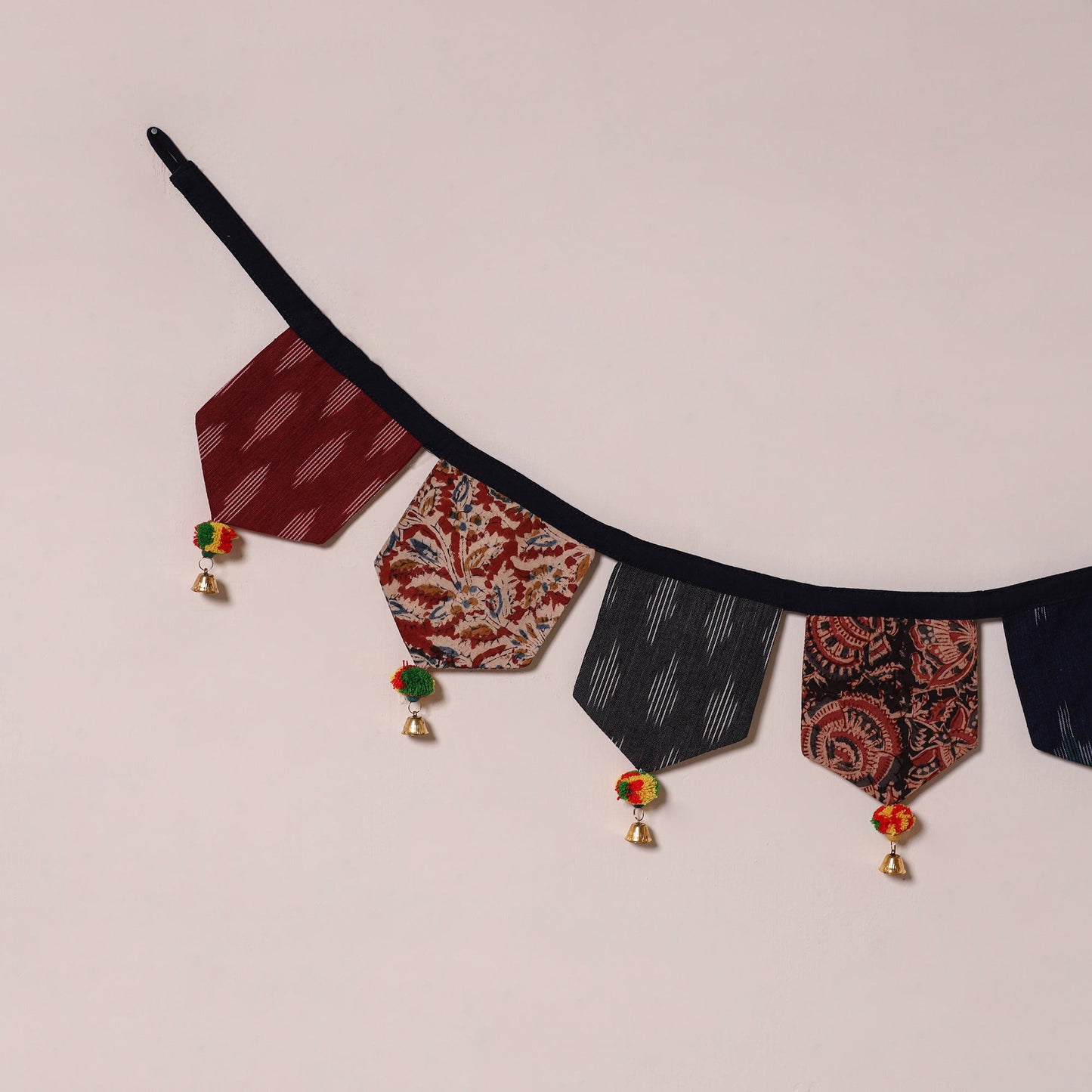 Multicolor - decorative handmade fabric toran 09