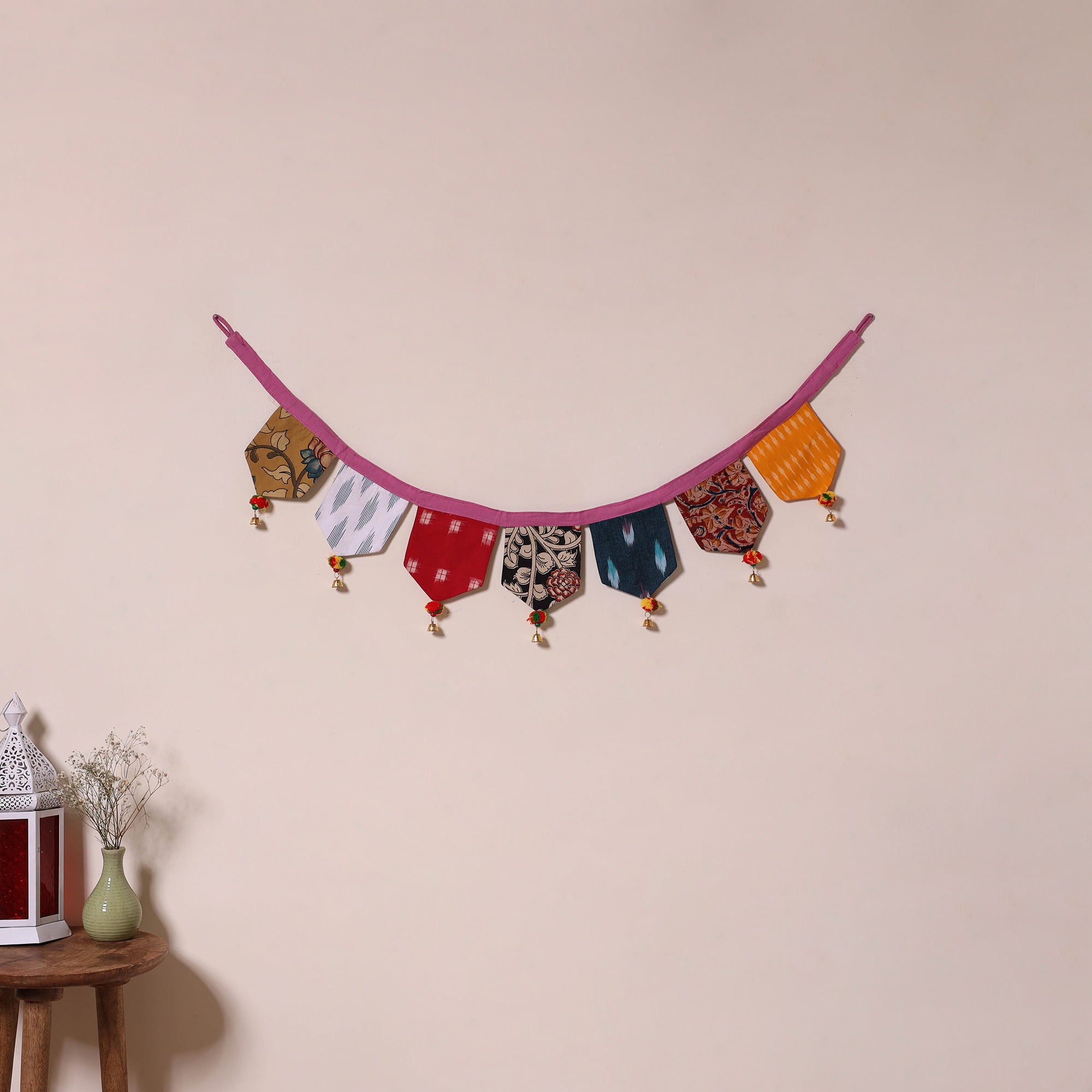 Multicolor - decorative handmade fabric toran 11