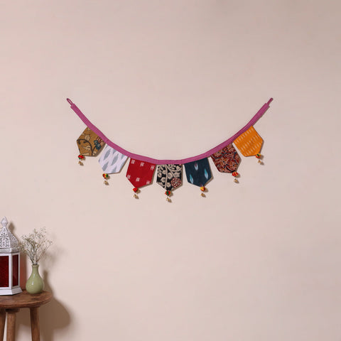 Multicolor - decorative handmade fabric toran 11